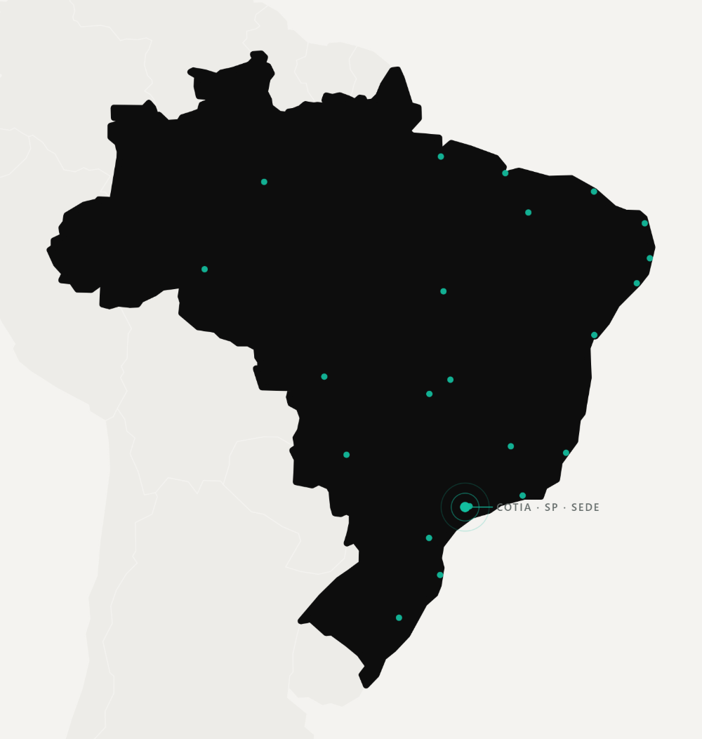 Setfree nationwide presence — distributor network